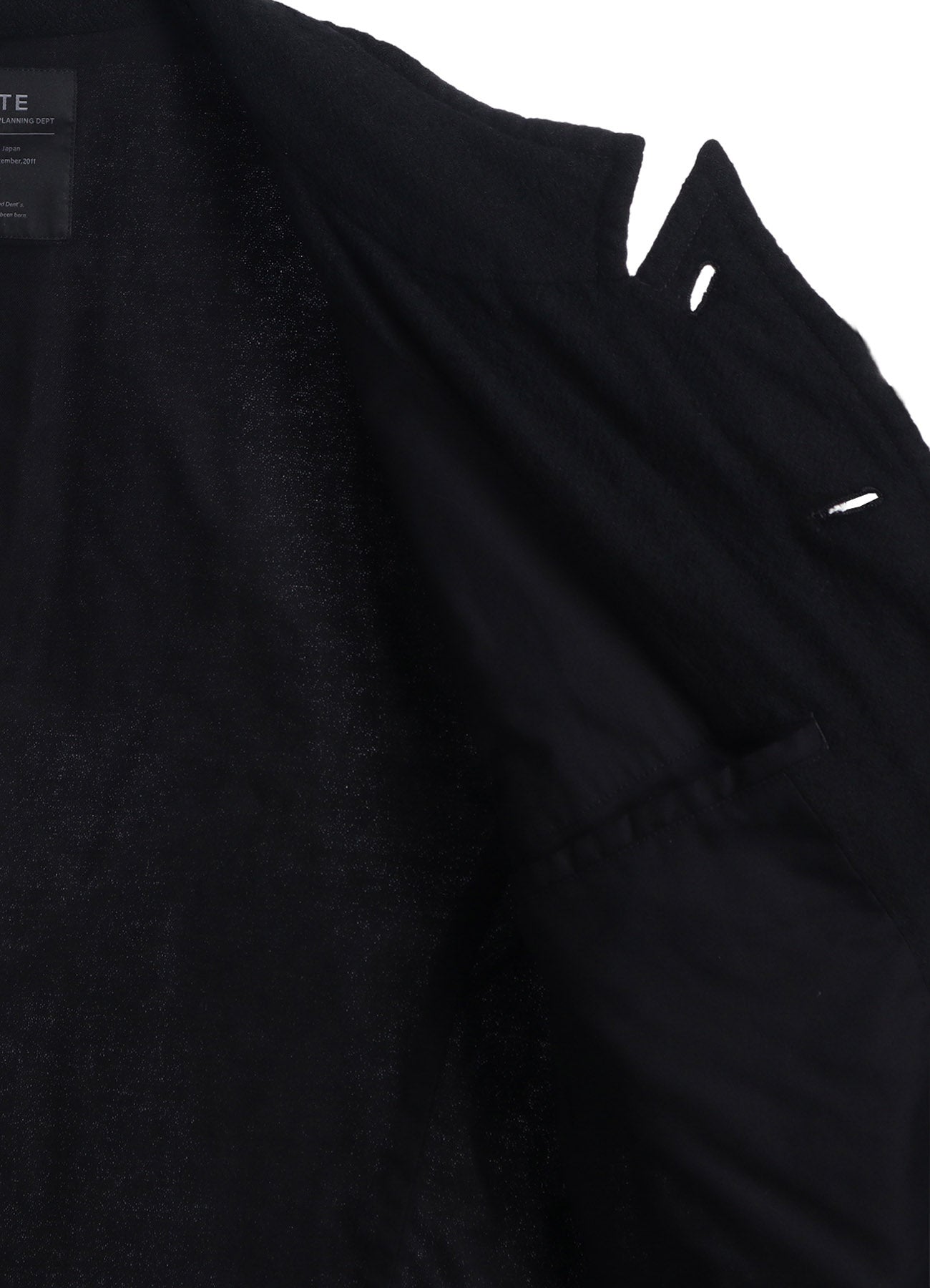 WOOL GAUZE SEMI-PEAKED JACKET – THE SHOP YOHJI YAMAMOTO