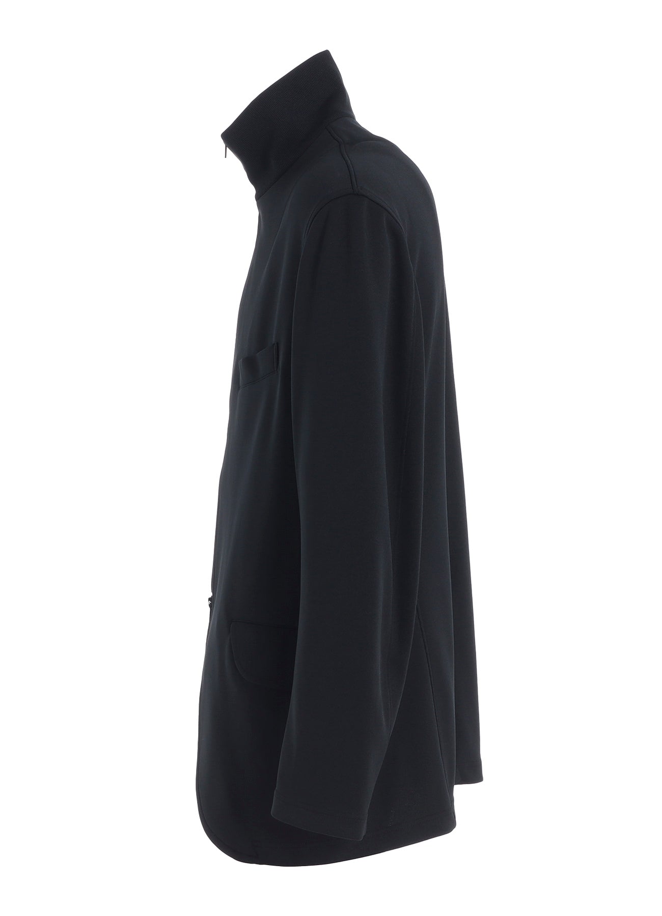 PE/SMOOTH ZIPPER THREAD TURTLE NECK JACKET