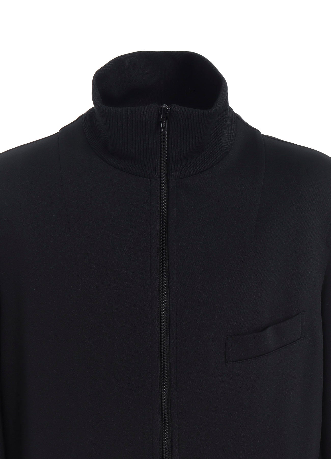 PE/SMOOTH ZIPPER THREAD TURTLE NECK JACKET