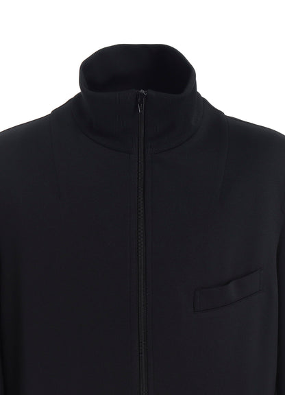 PE/SMOOTH ZIPPER THREAD TURTLE NECK JACKET