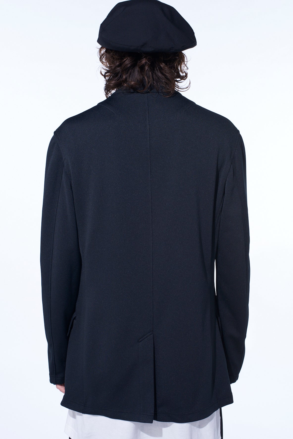 PE/SMOOTH ZIPPER THREAD TURTLE NECK JACKET