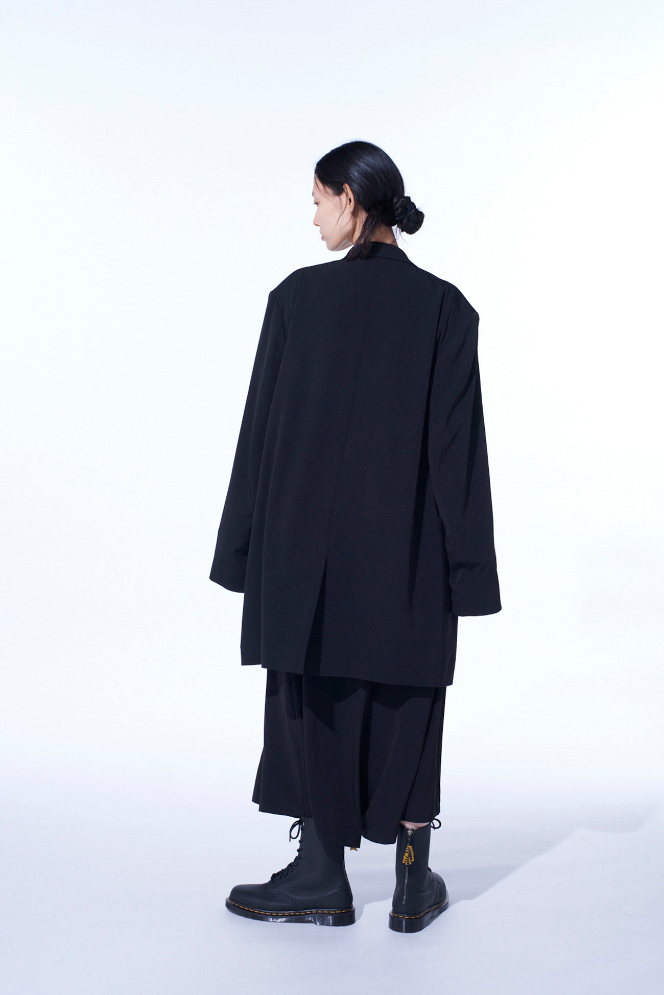 CREPE de CHINE LONG TAILORED JACKET
