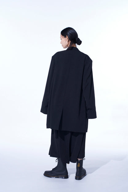 CREPE de CHINE LONG TAILORED JACKET