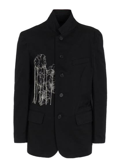 WEPON CLOTH 5 BUTTON EMBROIDERY TAILORED JACKET