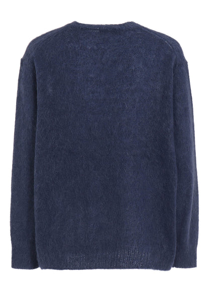 5G BRUSHED MOHAIR PULLOVER