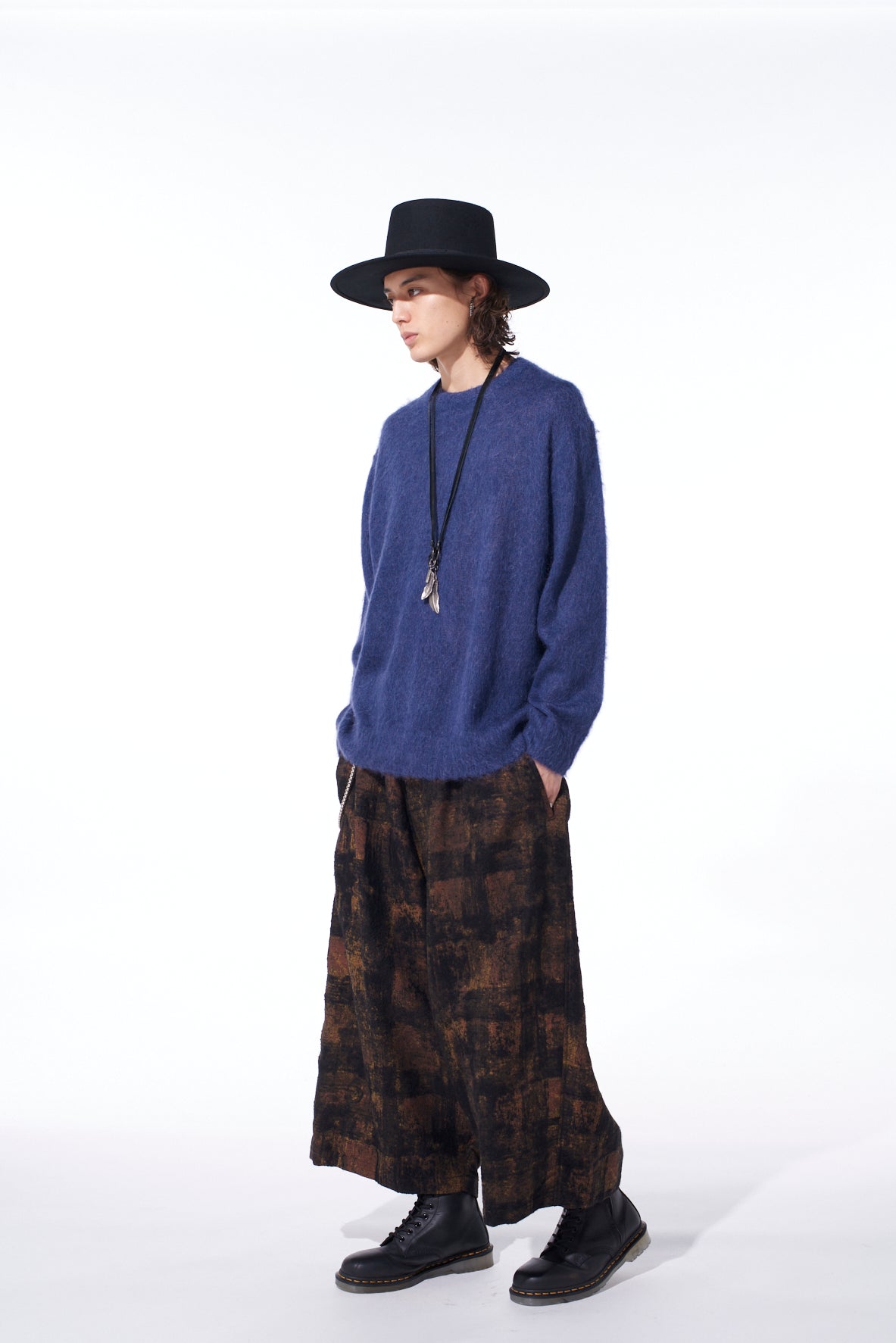 5G BRUSHED MOHAIR PULLOVER