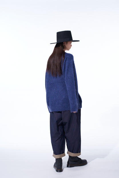 5G BRUSHED MOHAIR PULLOVER