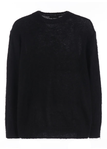 5G BRUSHED MOHAIR PULLOVER