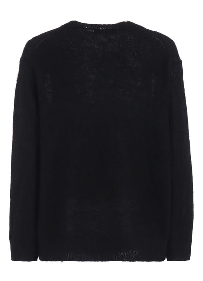 5G BRUSHED MOHAIR PULLOVER