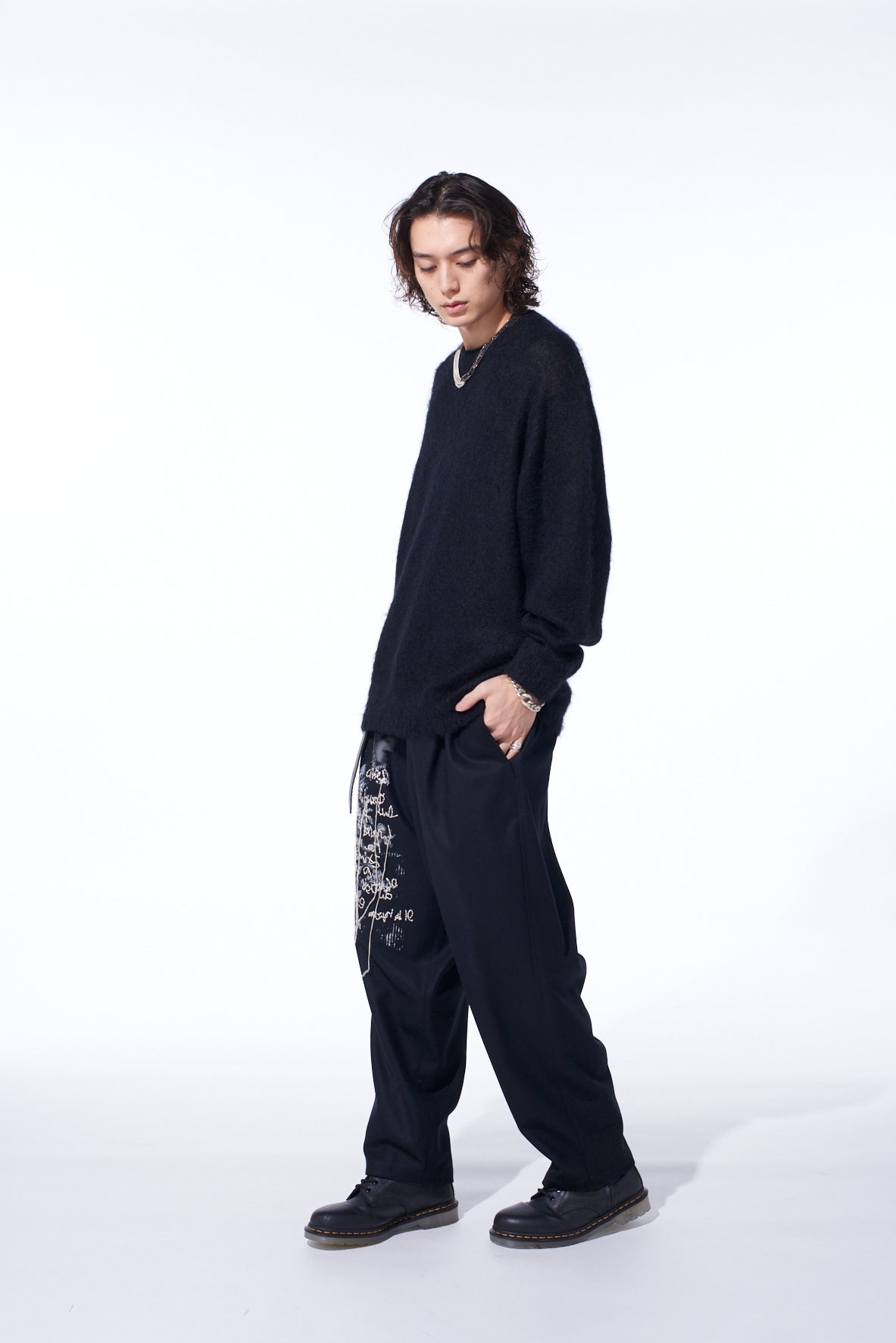 5G BRUSHED MOHAIR PULLOVER