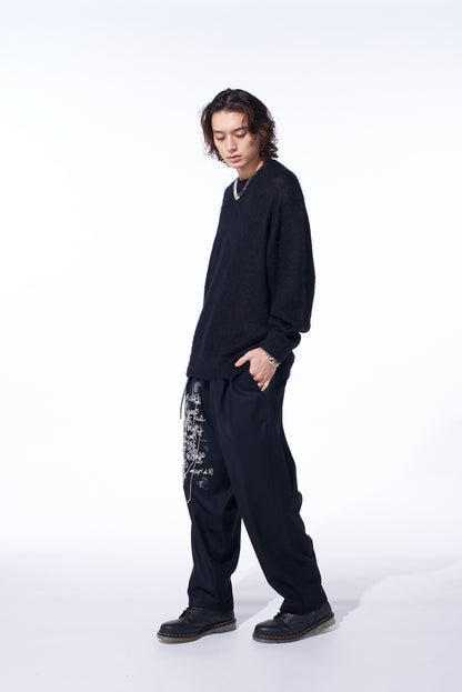 5G BRUSHED MOHAIR PULLOVER