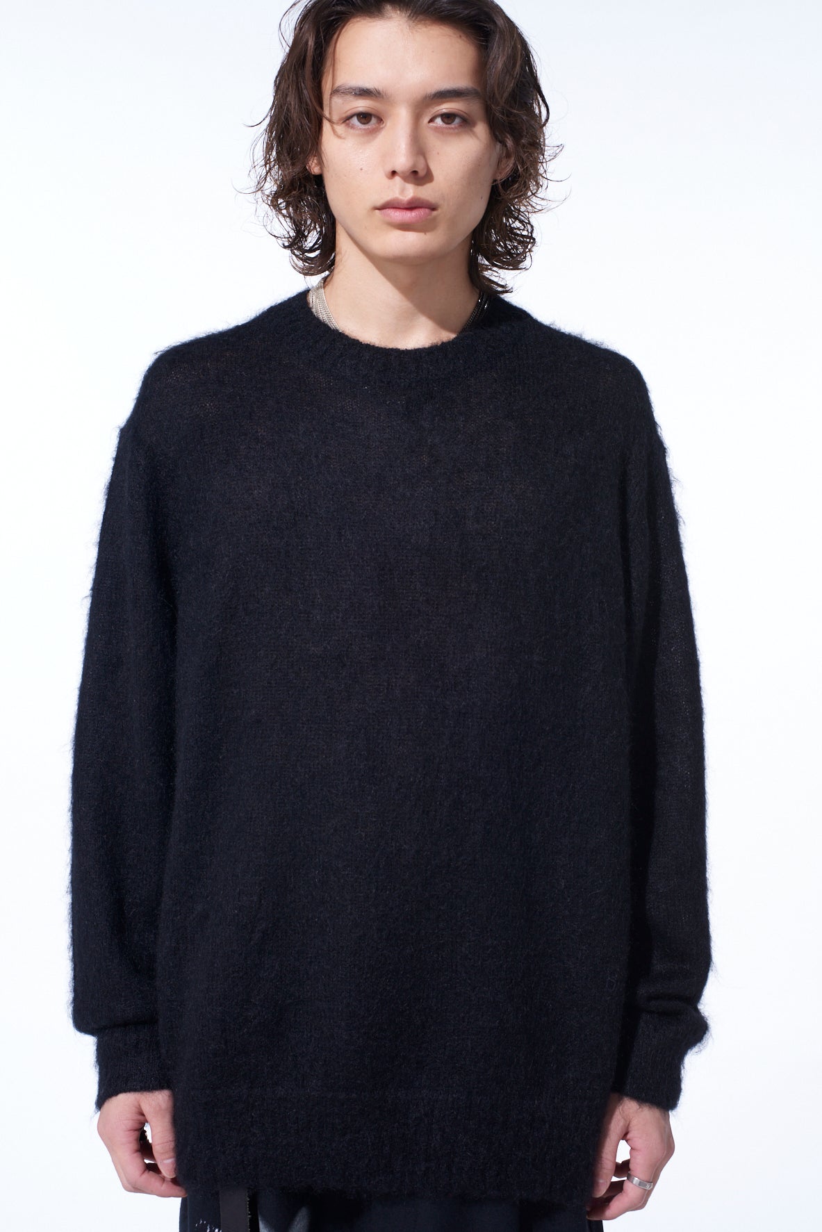 5G BRUSHED MOHAIR PULLOVER