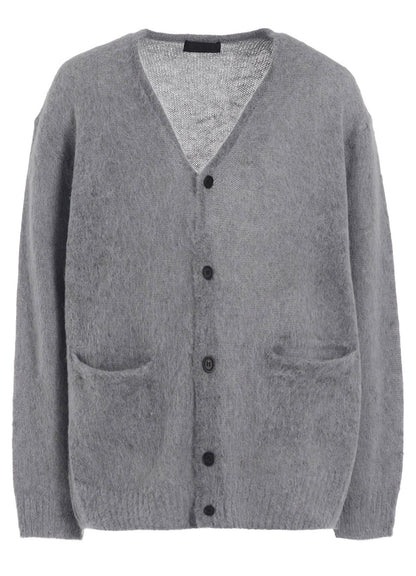 5G BRUSHED MOHAIR CARDIGAN