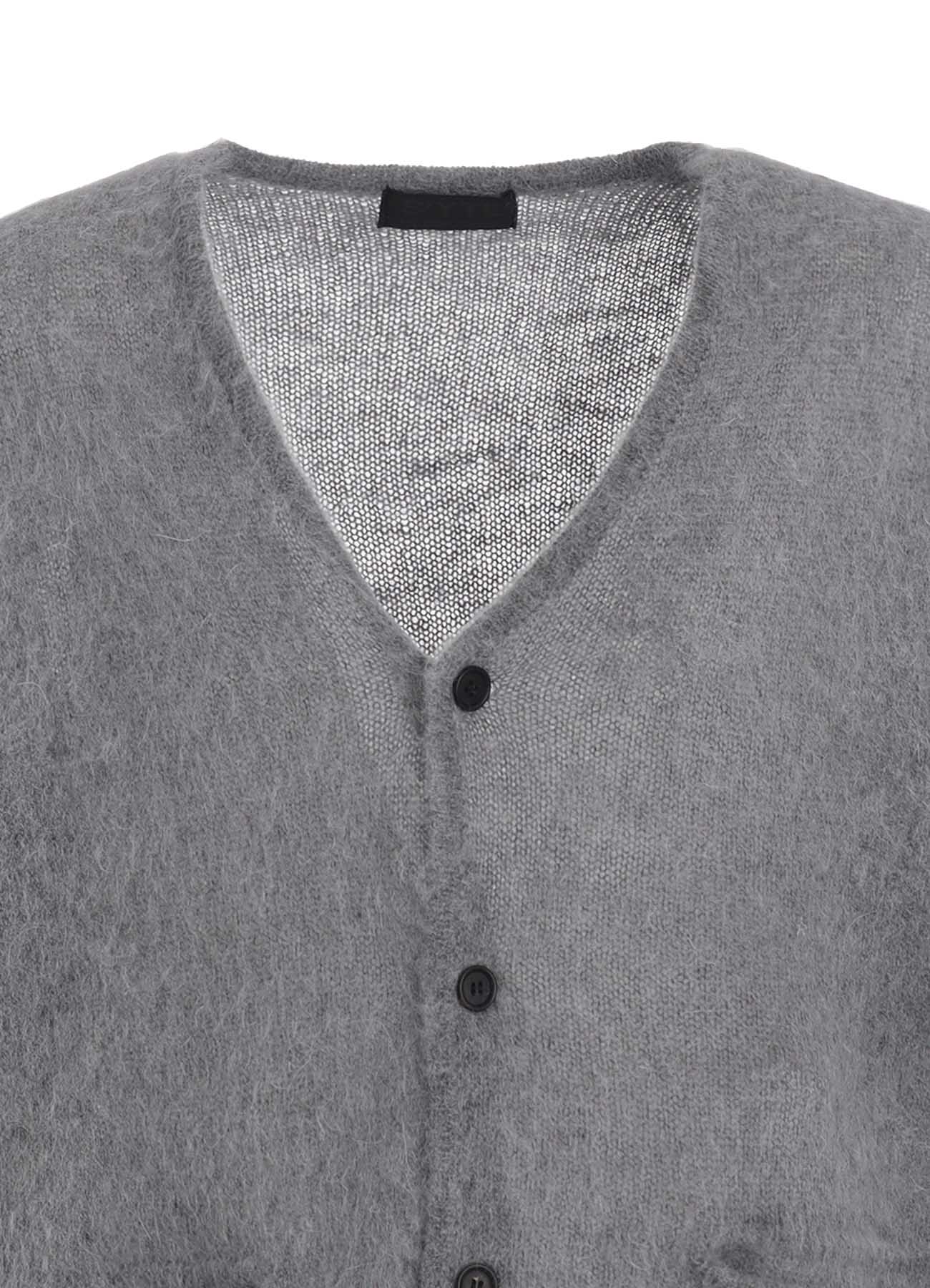 5G BRUSHED MOHAIR CARDIGAN