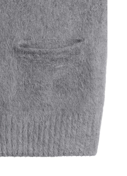 5G BRUSHED MOHAIR CARDIGAN