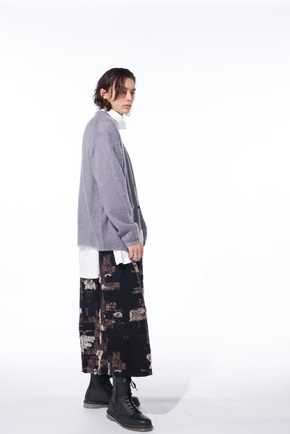 5G BRUSHED MOHAIR CARDIGAN