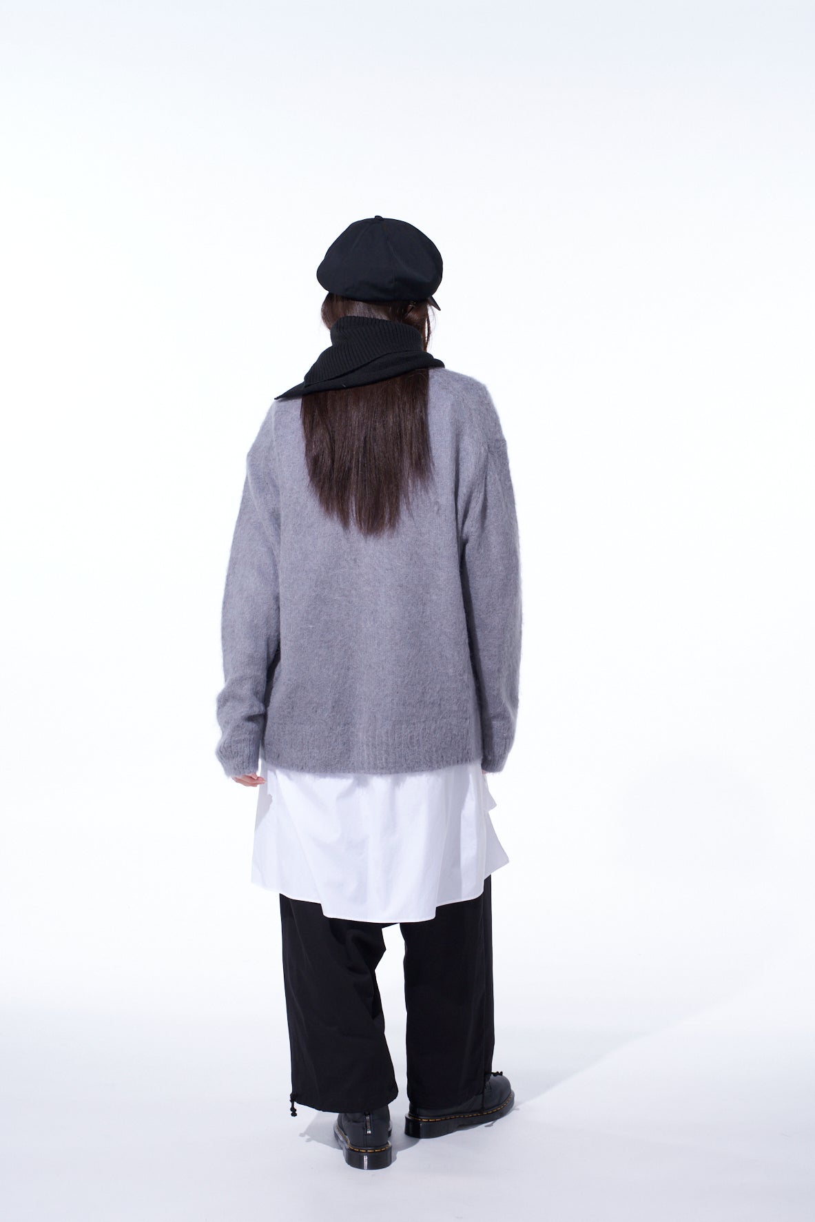 5G BRUSHED MOHAIR CARDIGAN