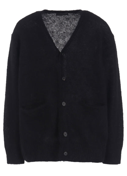 5G BRUSHED MOHAIR CARDIGAN