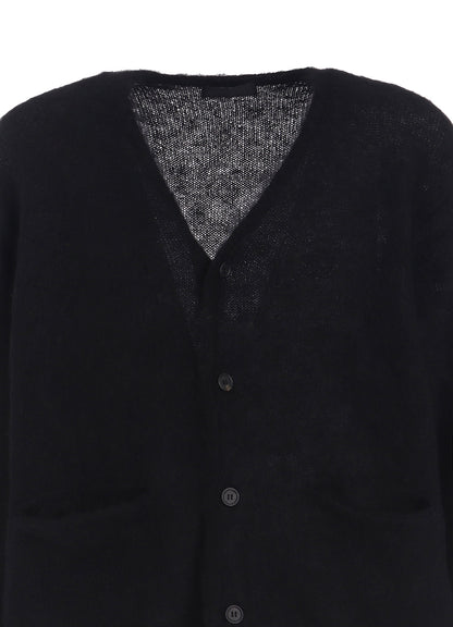 5G BRUSHED MOHAIR CARDIGAN