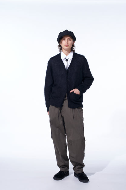 5G BRUSHED MOHAIR CARDIGAN