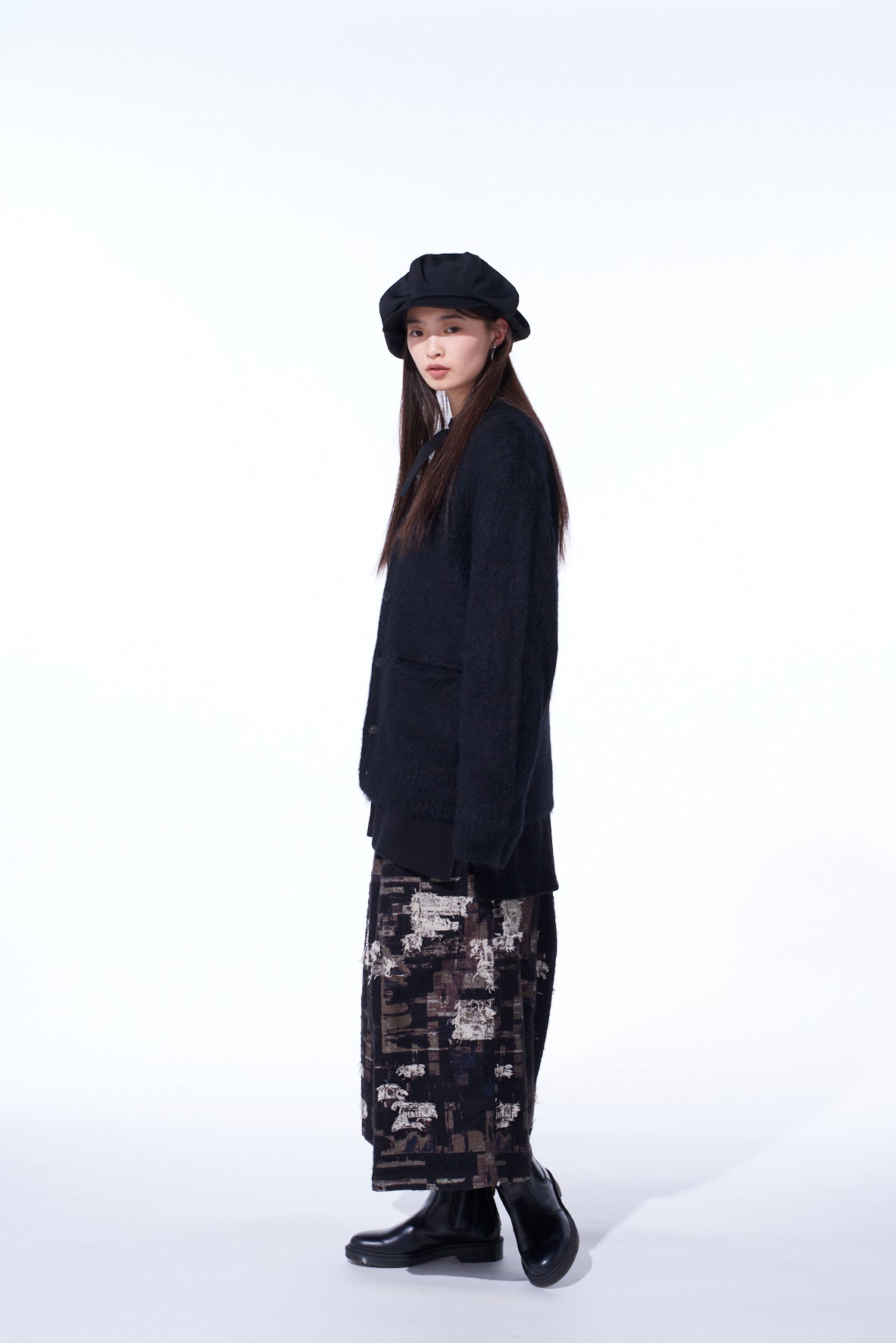 5G BRUSHED MOHAIR CARDIGAN – THE SHOP YOHJI YAMAMOTO
