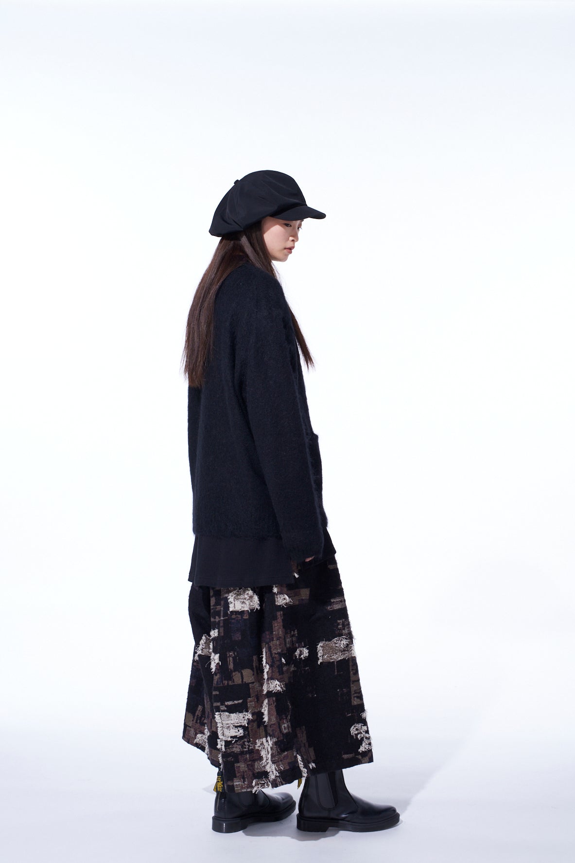 5G BRUSHED MOHAIR CARDIGAN – THE SHOP YOHJI YAMAMOTO
