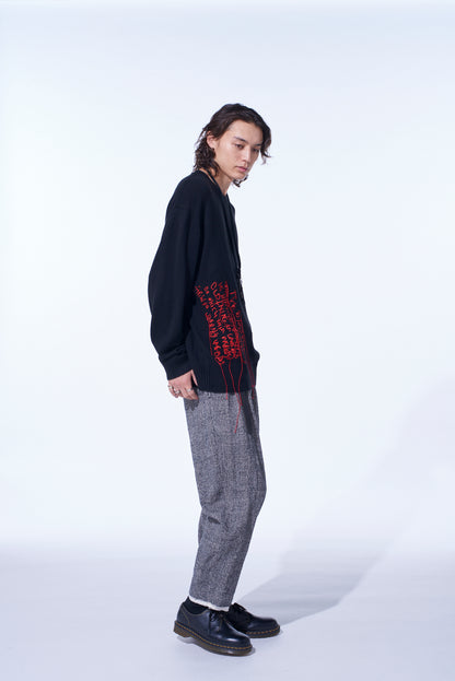 7G WOOL-BLEND INTARSIA MESSAGE PULLOVER