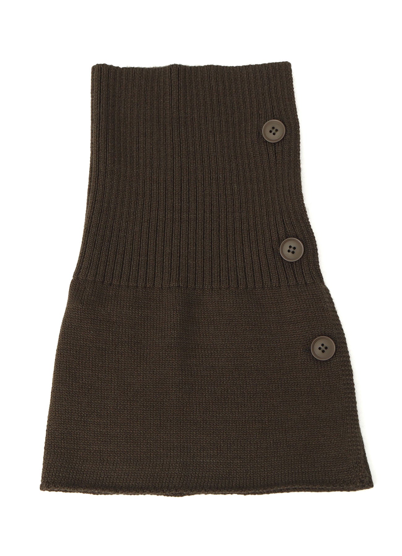 WOOL ACRYLIC JERSEY NECK WARMER
