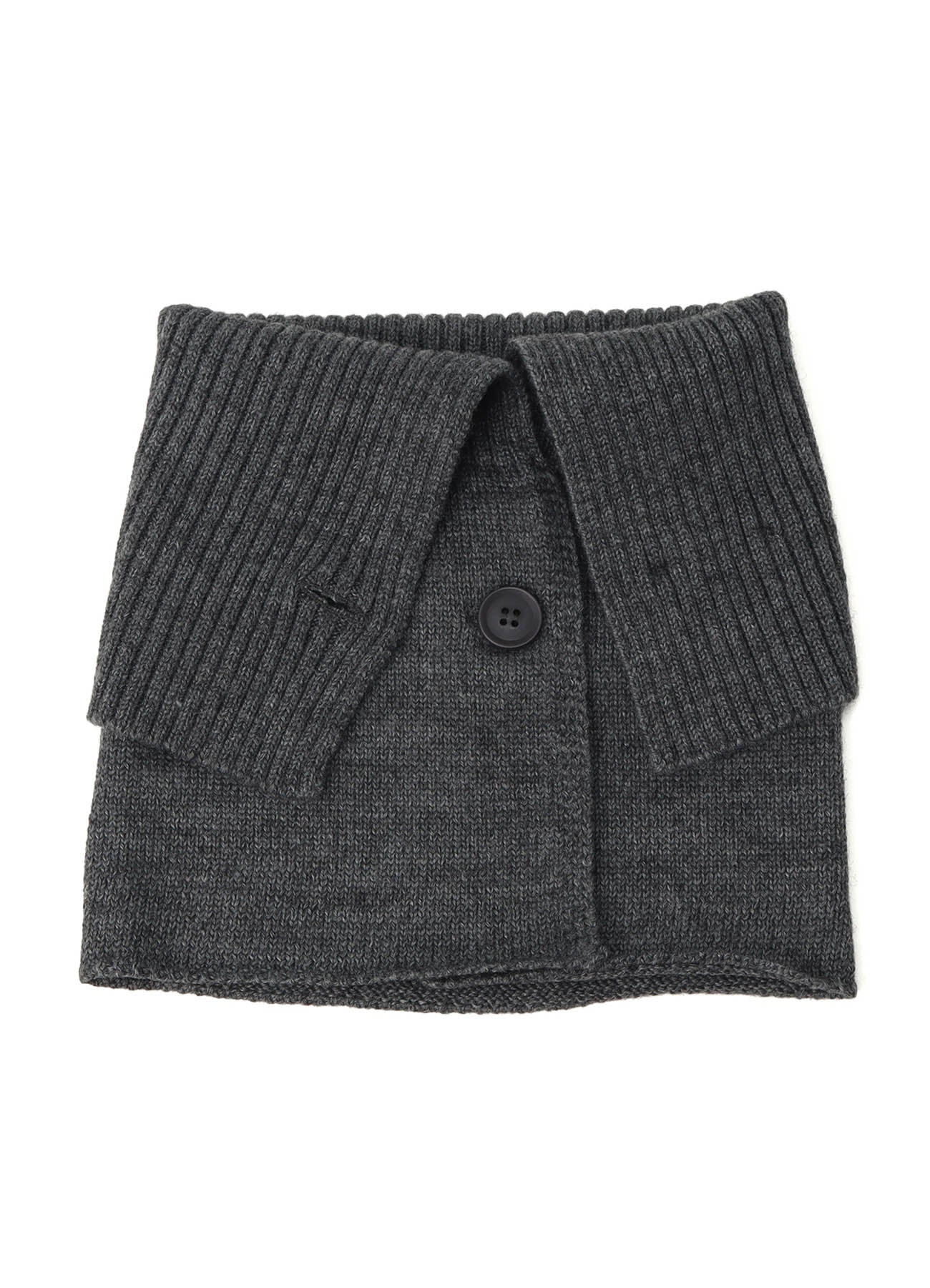 WOOL ACRYLIC JERSEY NECK WARMER