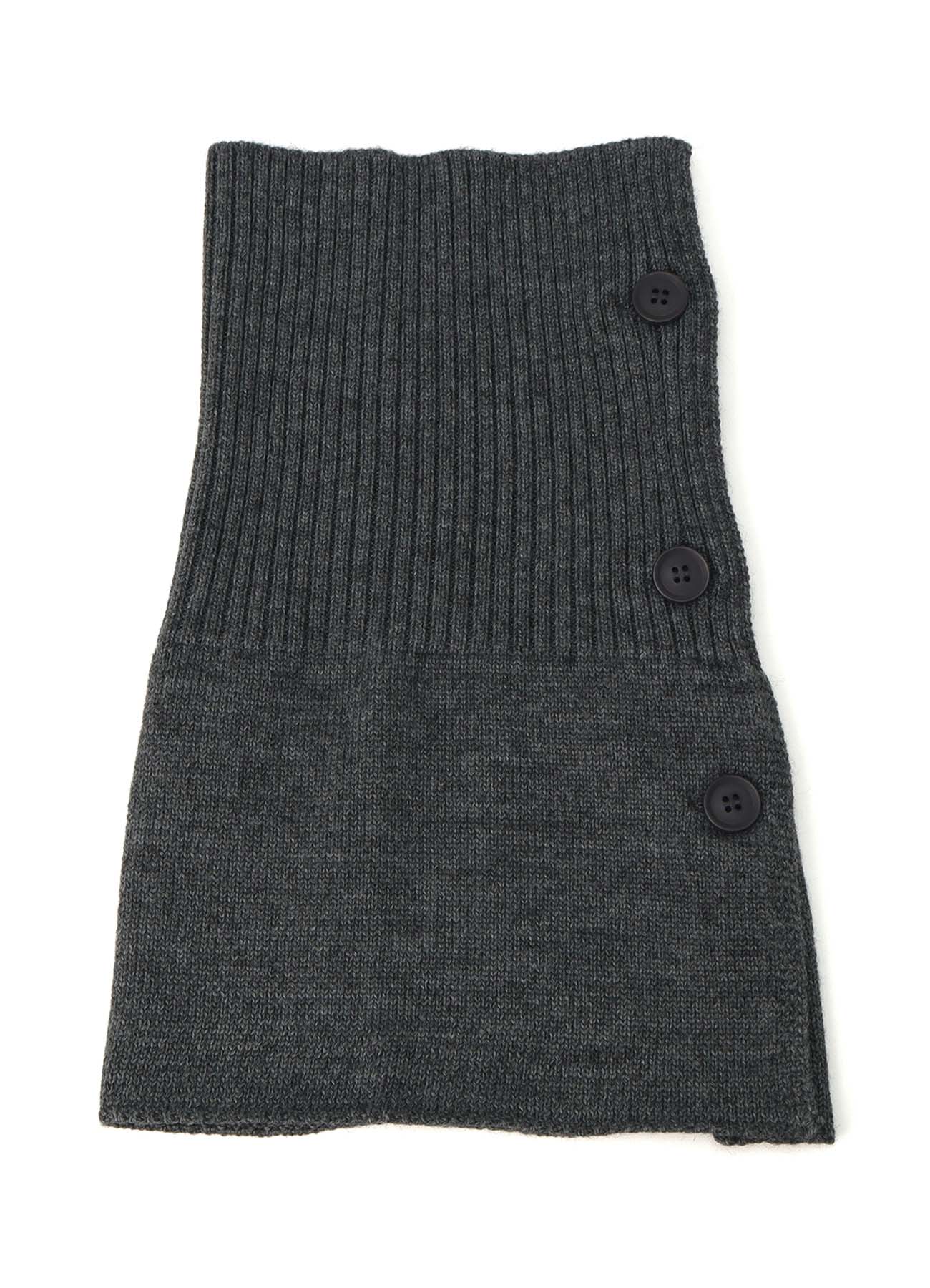 WOOL ACRYLIC JERSEY NECK WARMER