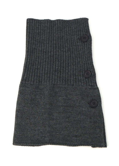 WOOL ACRYLIC JERSEY NECK WARMER
