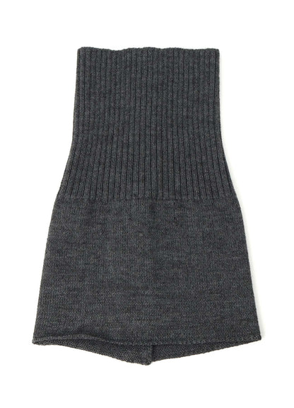 WOOL ACRYLIC JERSEY NECK WARMER