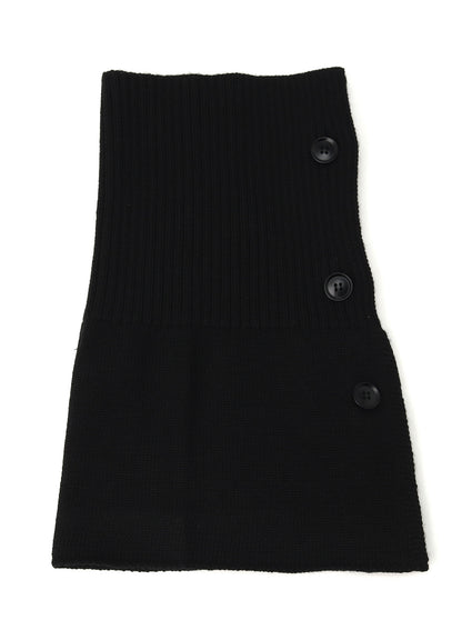 WOOL ACRYLIC JERSEY NECK WARMER