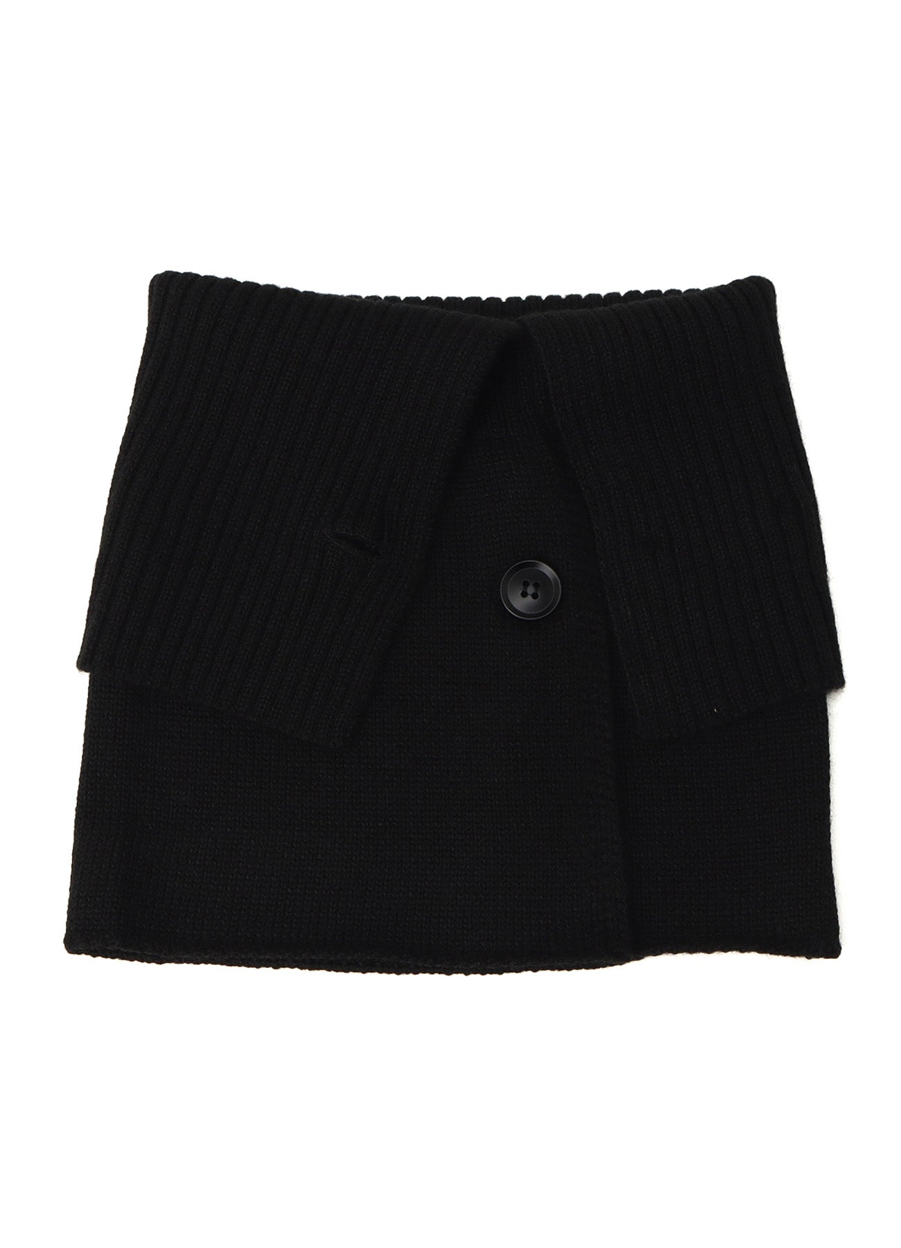 WOOL ACRYLIC JERSEY NECK WARMER