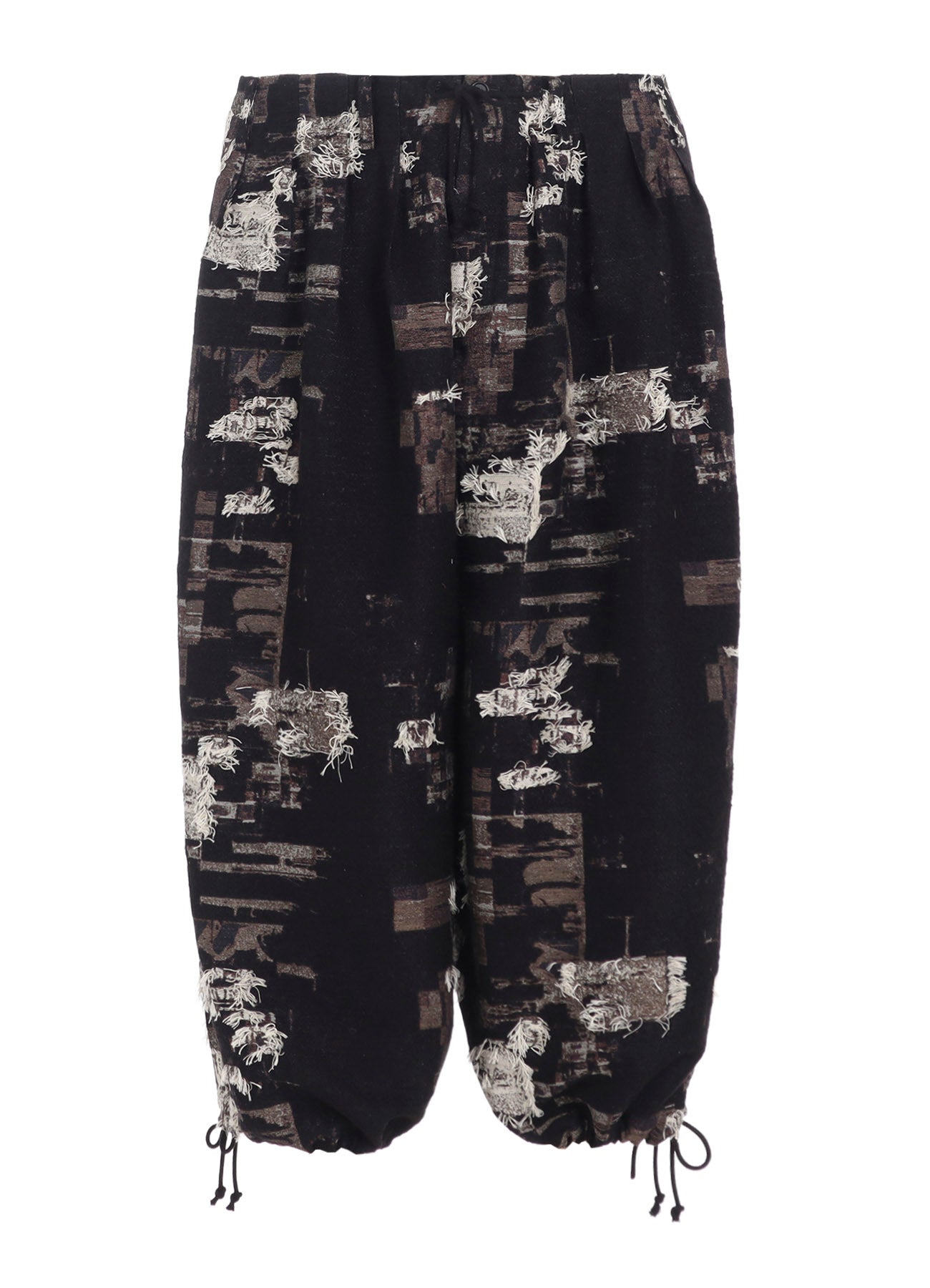 PATCHWORK CUT JACQUARD BALLOON PANTS – THE SHOP YOHJI YAMAMOTO