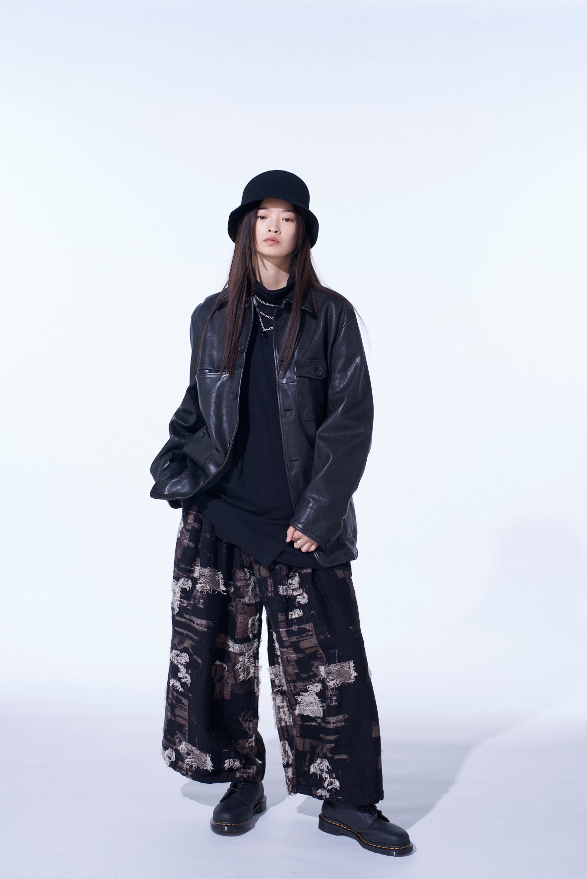 PATCHWORK CUT JACQUARD BALLOON PANTS – THE SHOP YOHJI YAMAMOTO