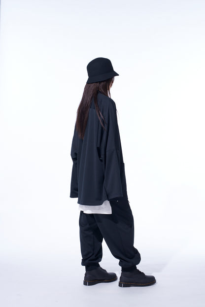 PE/SMOOTH TWO-TUCK RIB PANTS