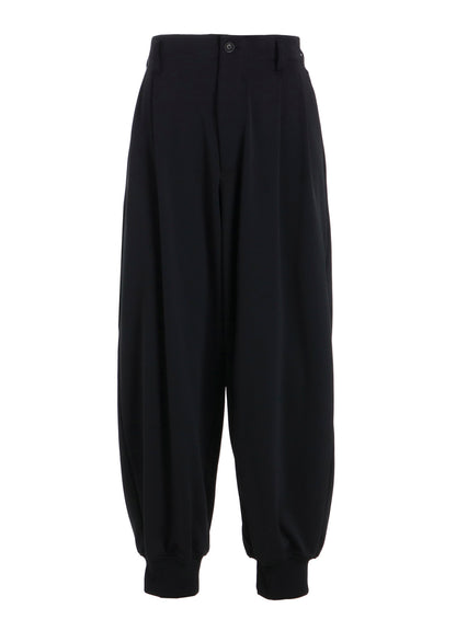 PE/SMOOTH TWO-TUCK RIB PANTS