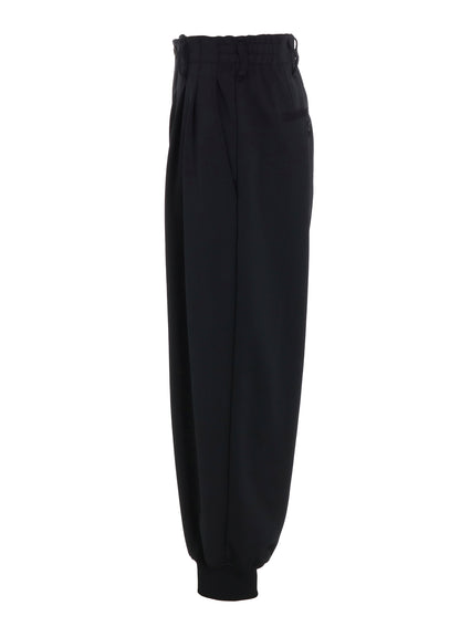 PE/SMOOTH TWO-TUCK RIB PANTS