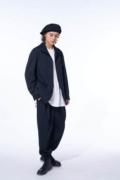 PE/SMOOTH TWO-TUCK RIB PANTS