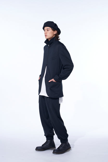PE/SMOOTH TWO-TUCK RIB PANTS