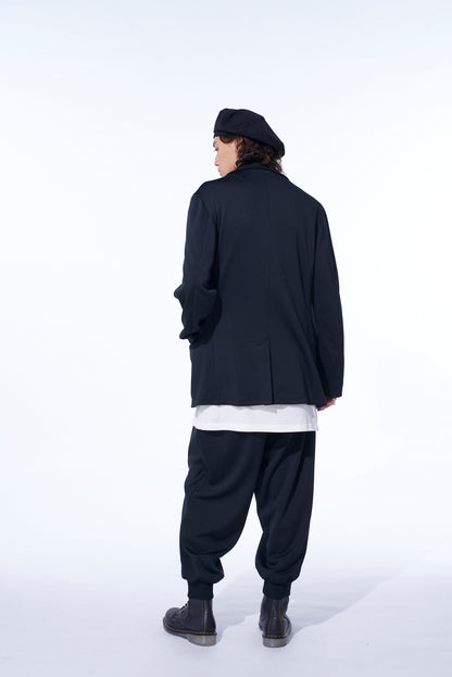 PE/SMOOTH TWO-TUCK RIB PANTS