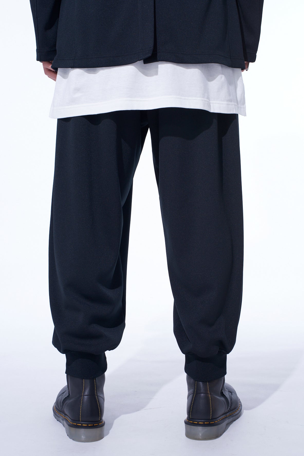 PE/SMOOTH TWO-TUCK RIB PANTS