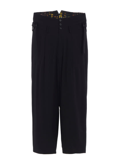 HIDDEN YELLOW INKGLEN FOLDOVER SUSPENDER PANTS