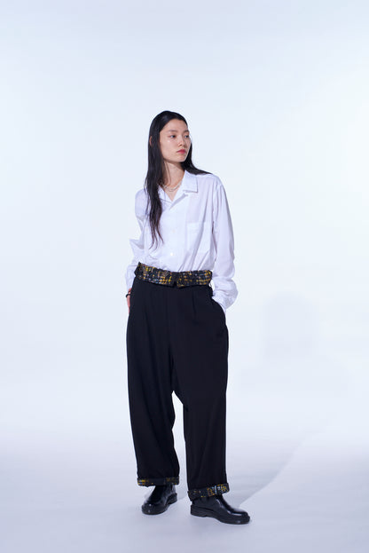 HIDDEN YELLOW INKGLEN FOLDOVER SUSPENDER PANTS