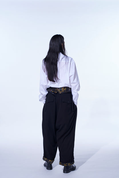 HIDDEN YELLOW INKGLEN FOLDOVER SUSPENDER PANTS