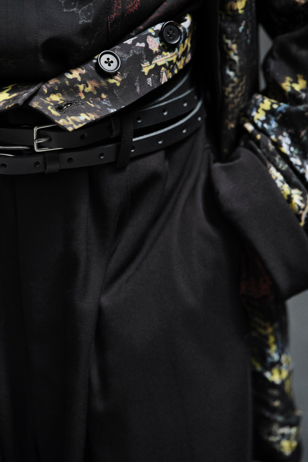 HIDDEN YELLOW INKGLEN FOLDOVER SUSPENDER PANTS