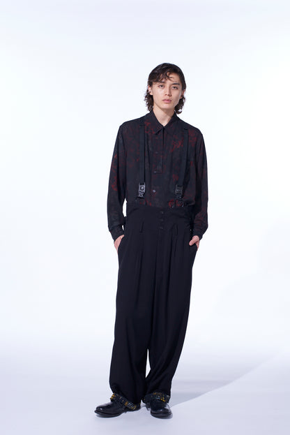 HIDDEN YELLOW INKGLEN FOLDOVER SUSPENDER PANTS
