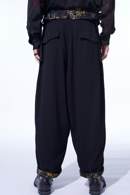 HIDDEN YELLOW INKGLEN FOLDOVER SUSPENDER PANTS