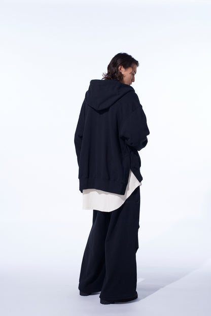 FRENCH TERRY TUCKED PANTS